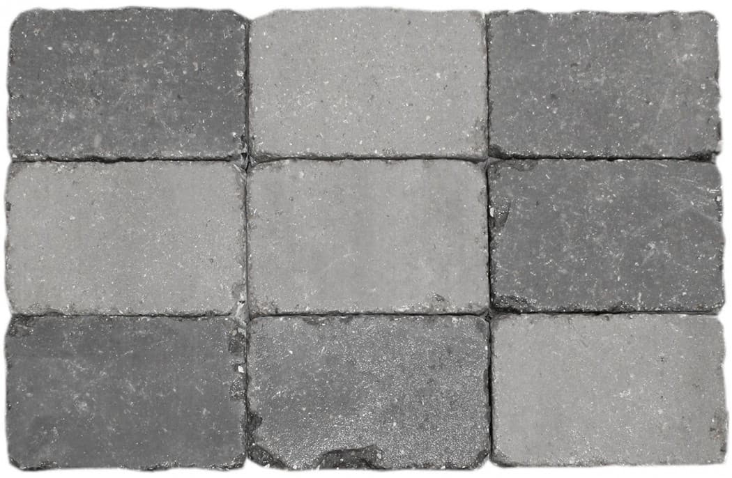 Gråmix Slotsbrosten m/slået kant 14x21x7 -